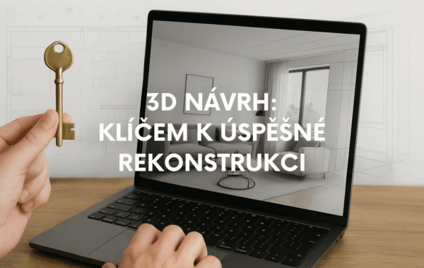 Vizualizace při rekonstrukci bytu Ostrava