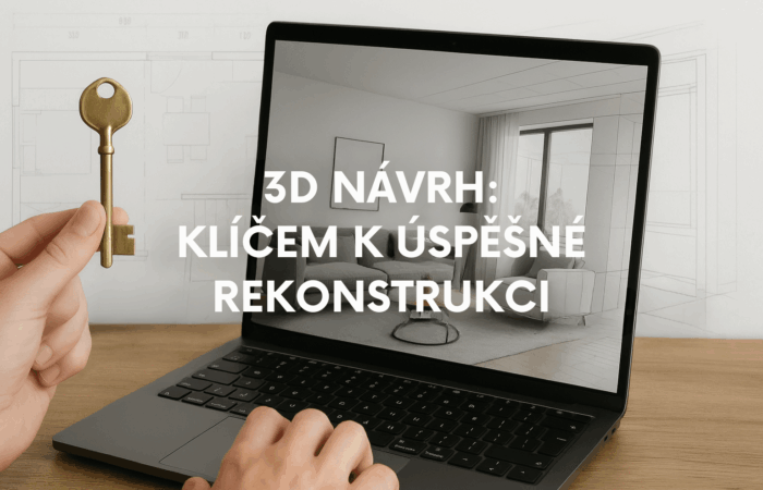 Vizualizace při rekonstrukci bytu Ostrava